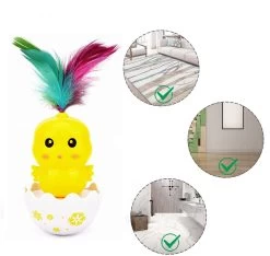 Jouet Pour Chat Interactif Roulant Et Rotatif Coloré -Couchages pour chats Magasin 0 6e6acf