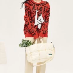 Pull Doux Avec Motifs Adorables De Chats