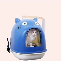 Bac à Litière Fermé En Forme De Chat