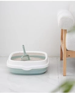 Bac à Litière Semi-fermé Avec Pelle Pour Chat 11 Bac à Litière Semi-fermé Avec Pelle Pour Chat -Couchages pour chats Magasin bac a litiere semi ferme avec pelle pour chat 2