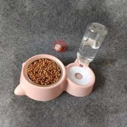 Bol Chat En Acier Inoxydable Avec Fontaine à Eau -Couchages pour chats Magasin bol chat en acier inoxydable avec fontaine a eau 5