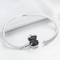 Bracelet En Argent Avec Motif Chat Pour Femme -Couchages pour chats Magasin bracelet en argent avec motif chat pour femme 3