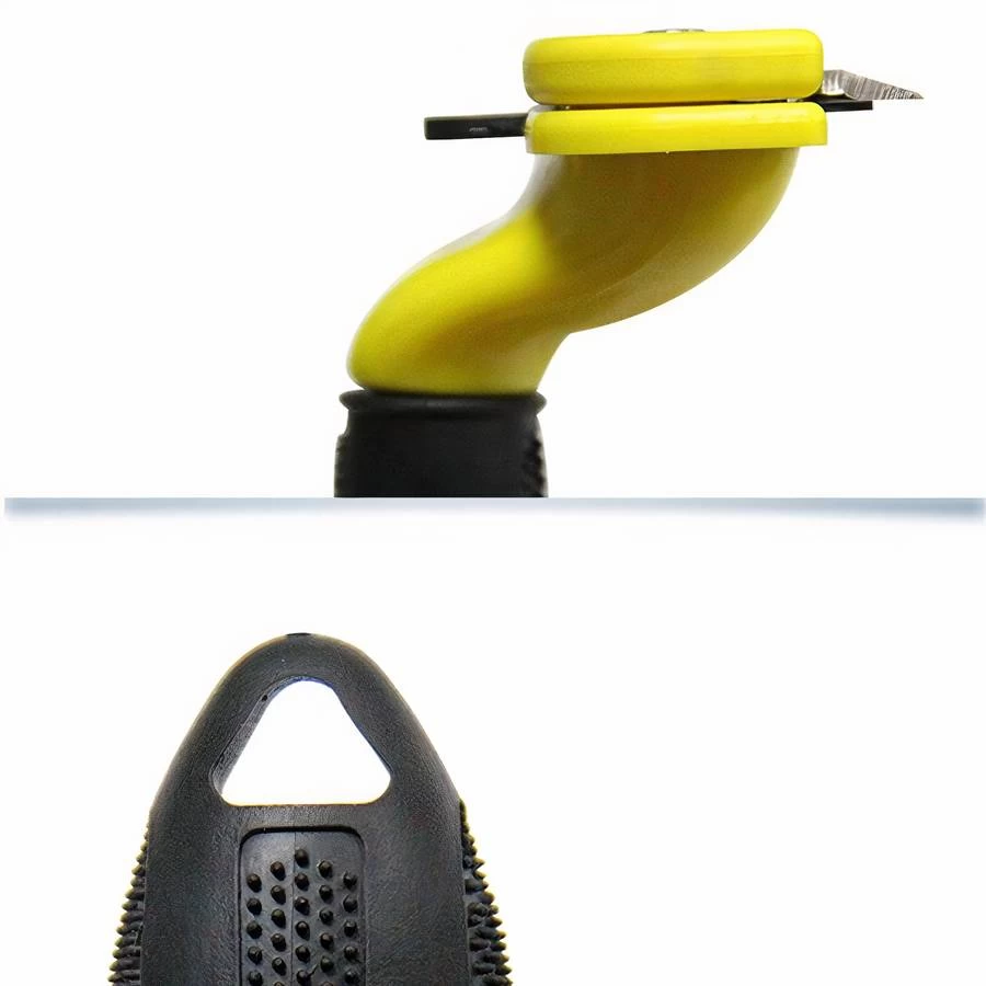 Brosse à Poils Jaune Pour Chat 3 Brosse à Poils Jaune Pour Chat – Image 3