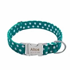 Collier Personnalisé Réfléchissant En Nylon Pour Chat -Couchages pour chats Magasin collier personnalise reflechissant en nylon pour chat 5