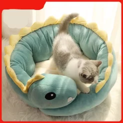 Coussin Chat En Forme De Dinosaure