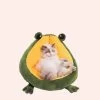 Coussin Pour Chat En Forme De Grenouille