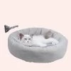 Coussin Rond Respirant En Coton Pour Chat