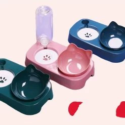 Distributeur D’eau Avec Bol En Forme De Chat
