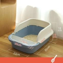 Grand Bac à Litière En Plastique Pour Chat -Couchages pour chats Magasin grand bac a litiere en plastique pour chat 4