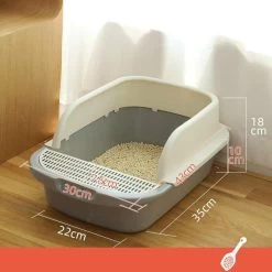 Grand Bac à Litière En Plastique Pour Chat -Couchages pour chats Magasin grand bac a litiere en plastique pour chat 5