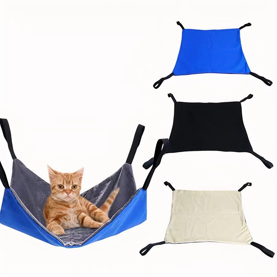 Hamac Amovible Molletonné Pour Chat 2 Hamac Amovible Molletonné Pour Chat – Image 2