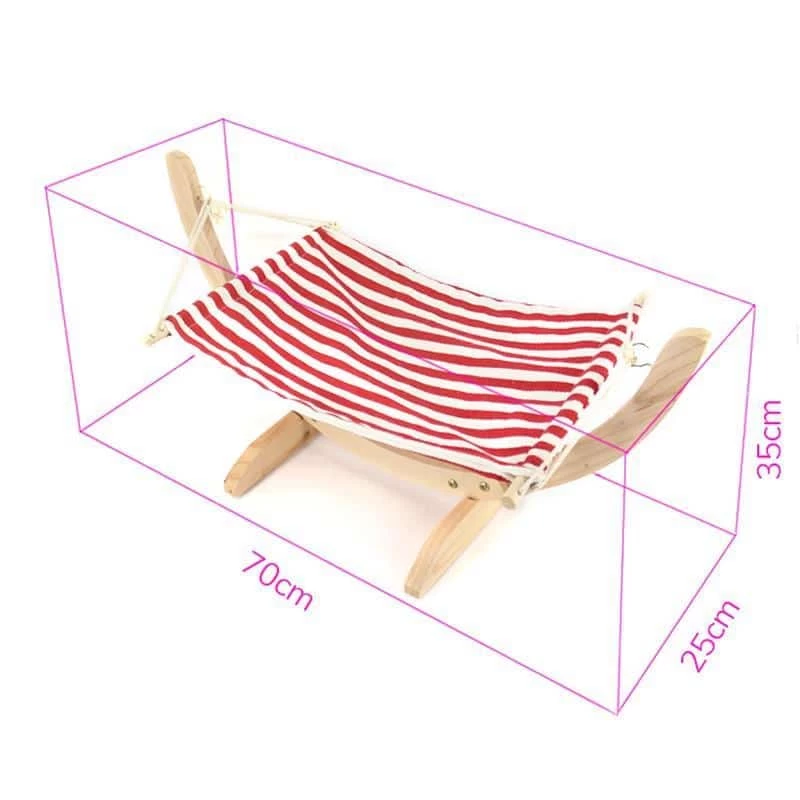 Hamac Chat Avec Support En Bois Massif 2 Hamac Chat Avec Support En Bois Massif – Image 2