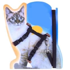Harnais En Nylon Ajustable Pour Chat -Couchages pour chats Magasin harnais en nylon ajustable pour chat