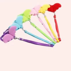 Harnais Et Laisse à Motif Aile D’anges Pour Chat