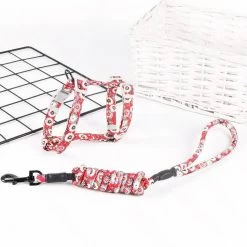 Harnais Fleuri Avec Laisse Réglable Pour Chat 9 Harnais Fleuri Avec Laisse Réglable Pour Chat -Couchages pour chats Magasin harnais fleuri avec laisse reglable pour chat 4