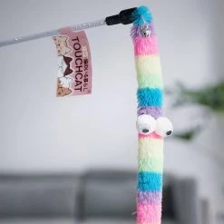 Jouet Baguette Avec Chenille En Flanelle Pour Chats -Couchages pour chats Magasin jouet baguette avec chenille en flanelle pour chats 3