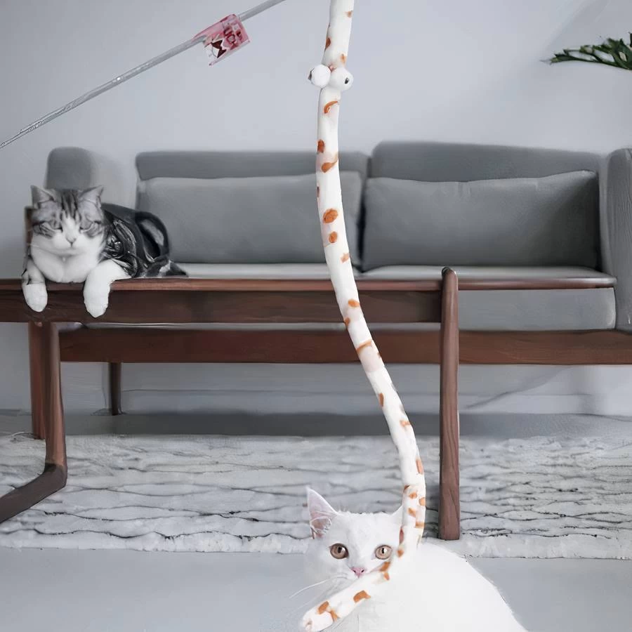 Jouet Baguette En Forme De Chenille Pour Chat 4 Jouet Baguette En Forme De Chenille Pour Chat – Image 4