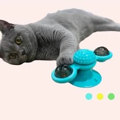 Jouet Moulin Couleur Unie Pour Chat