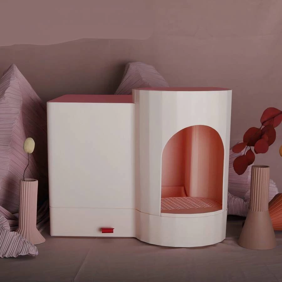 Litière En Forme De Niche Pour Chat 2 Litière En Forme De Niche Pour Chat – Image 2