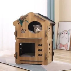 Maison En Bois Pour Chat