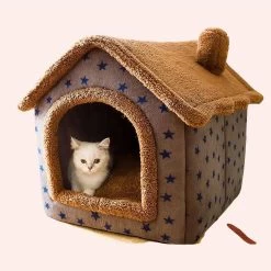 Maison Niche Pliable étoilée Pour Chat