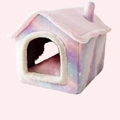 Maison Pliable Pour Chat Couleur Licorne