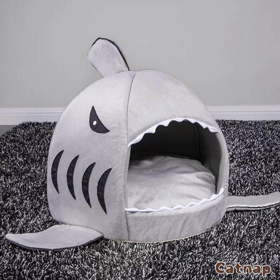 Maison Pour Chat En Forme De Requin 3 Maison Pour Chat En Forme De Requin – Image 3