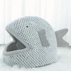 Niche En Forme De Poisson Pour Chat -Couchages pour chats Magasin niche en forme de poisson pour chat 3