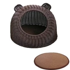 Niche Tissée En Rotin D’été Pour Chat -Couchages pour chats Magasin niche tissee en rotin d ete pour chat 5