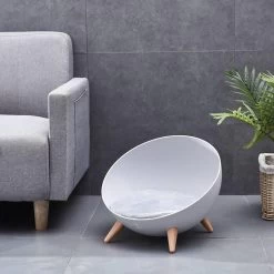 Panier Chat Avec Tapis Et Support -Couchages pour chats Magasin panier chat avec tapis et support 2