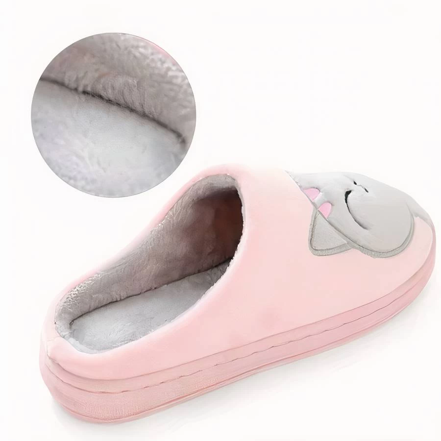 Pantoufles Antidérapantes Douces Et Chaudes 3 Pantoufles Antidérapantes Douces Et Chaudes – Image 3