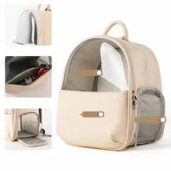 Petit Sac à Dos Transport Transparent Pour Chat -Couchages pour chats Magasin petit sac a dos transport transparent pour chat