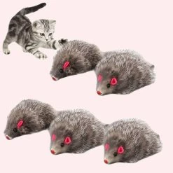 Petite Souris En Peluche Interactive Pour Chat