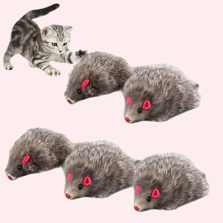 Petite Souris En Peluche Interactive Pour Chat 1 Petite Souris En Peluche Interactive Pour Chat