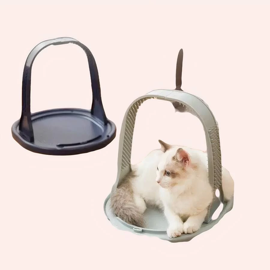 Planche à Gratter Avec Brosse Pour Chat 1 Planche à Gratter Avec Brosse Pour Chat