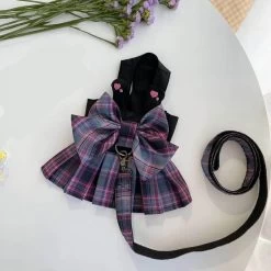 Robe Avec Harnais Pour Chat -Couchages pour chats Magasin robe avec harnais pour chat 3