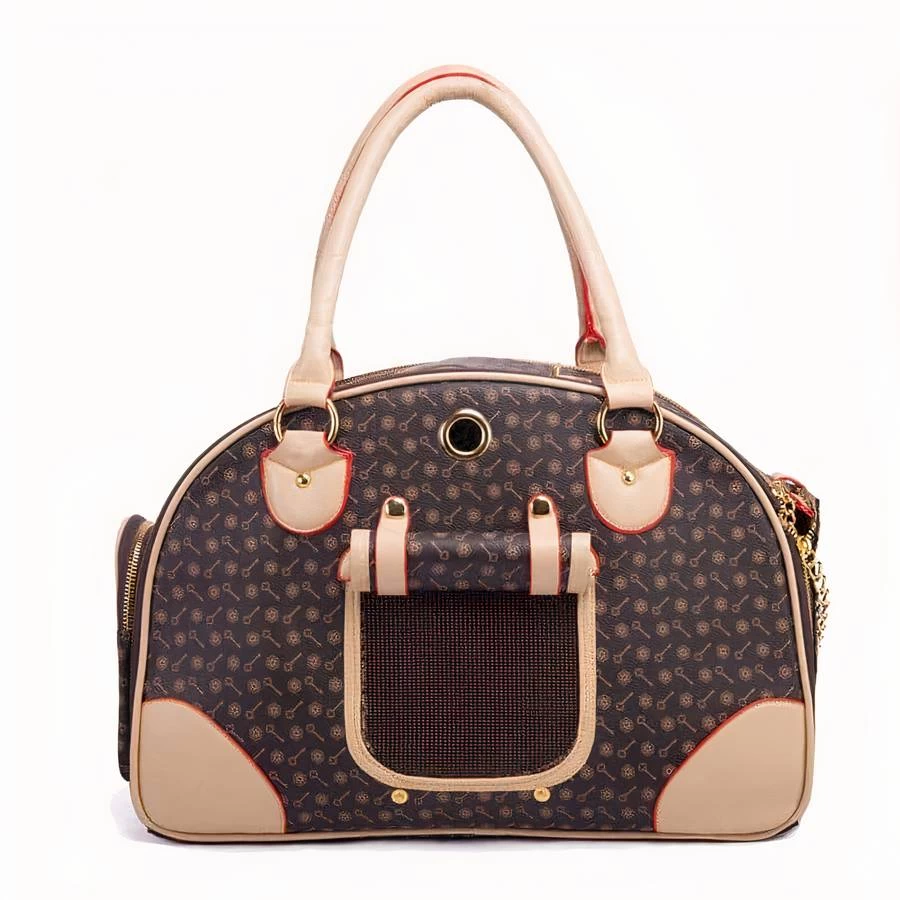 Sac De Transport Chat élégant En Cuir PU 2 Sac De Transport Chat élégant En Cuir PU – Image 2