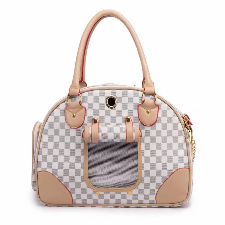 Sac De Transport Chat élégant En Cuir PU 3 Sac De Transport Chat élégant En Cuir PU – Image 3