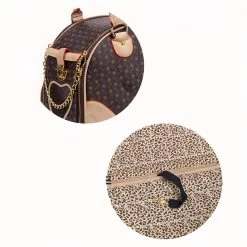 Sac De Transport Chat élégant En Cuir PU 7 Sac De Transport Chat élégant En Cuir PU -Couchages pour chats Magasin sac de transport chat elegant en cuir pu 4