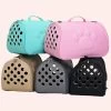 Sac De Transport Respirant Couleur Unie Pour Chat