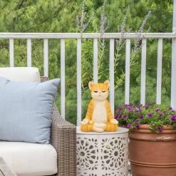 Statue De Chat De Yoga En Résine -Couchages pour chats Magasin statue de chat de yoga en resine 4