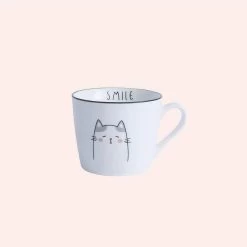 Tasse Avec Petit Chat En Céramique Avec Poignée
