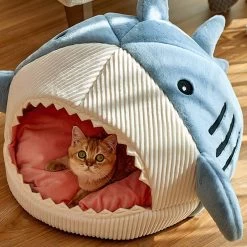 Lit Pour Chat En Forme De Requin -Couchages pour chats Magasin telechargement 17 2