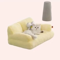 Lit Pour Chat Moderne En Fourrure