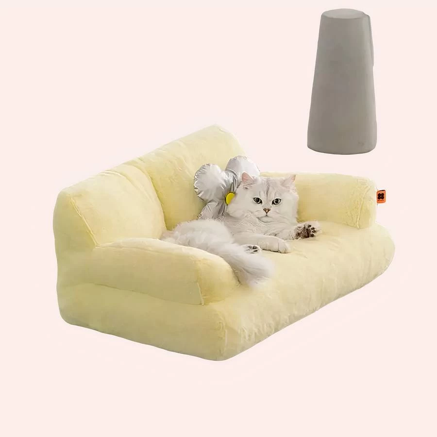 Lit Pour Chat Moderne En Fourrure 1 Lit Pour Chat Moderne En Fourrure