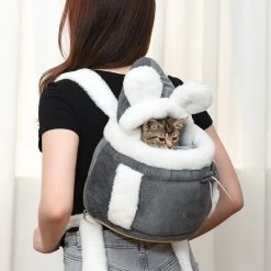 Sac à Dos Chat En Peluche Doux Et Chaud