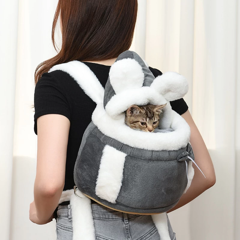 Sac à Dos Chat En Peluche Doux Et Chaud 1 Sac à Dos Chat En Peluche Doux Et Chaud