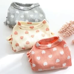 Vêtement De Printemps Imprimé Coeur Pour Chat -Couchages pour chats Magasin vetement de printemps imprime coeur pour chat 3
